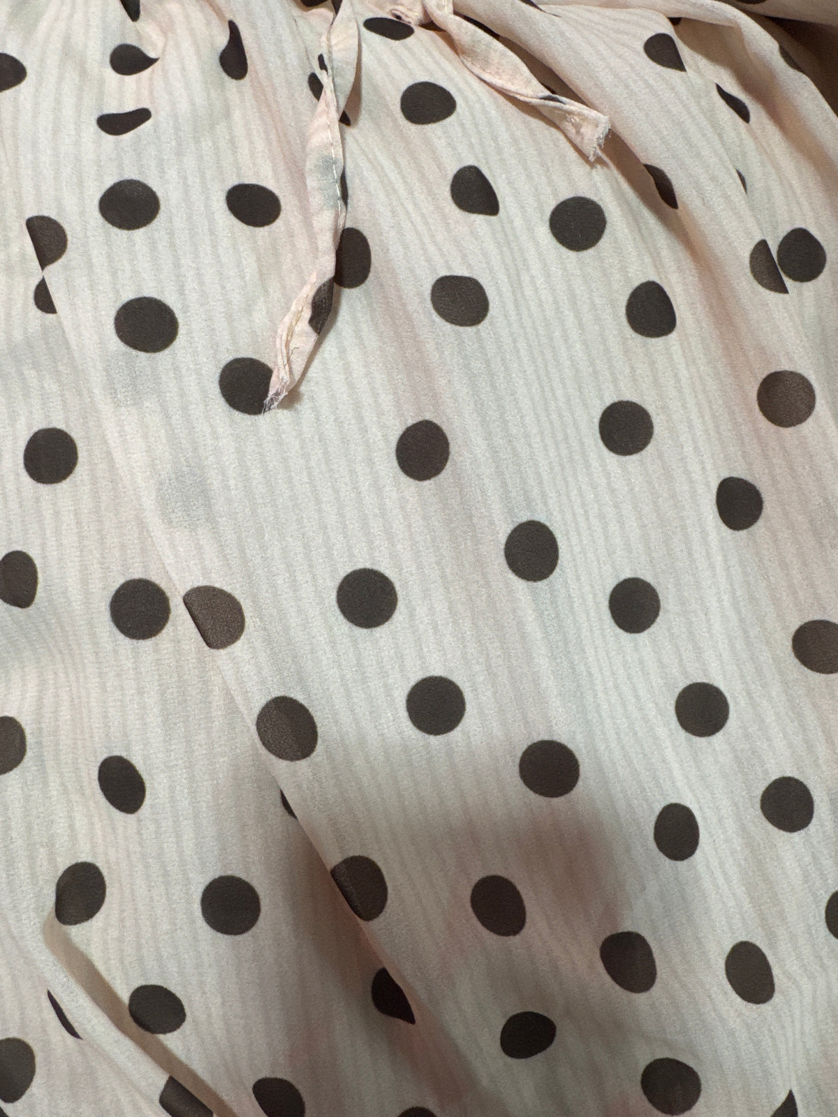 Blusa a pois con elastico