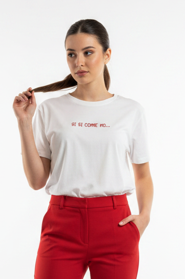 T shirt “Si si come no”