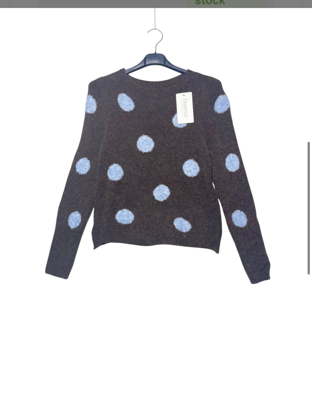 Maglia a pois in lana