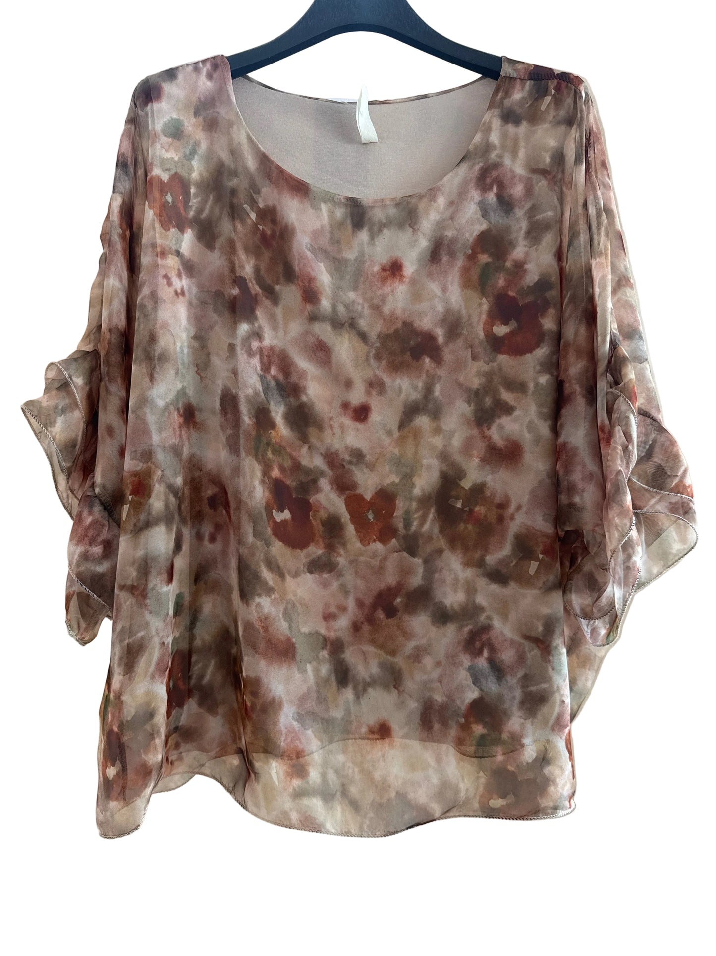 Blusa in chiffon