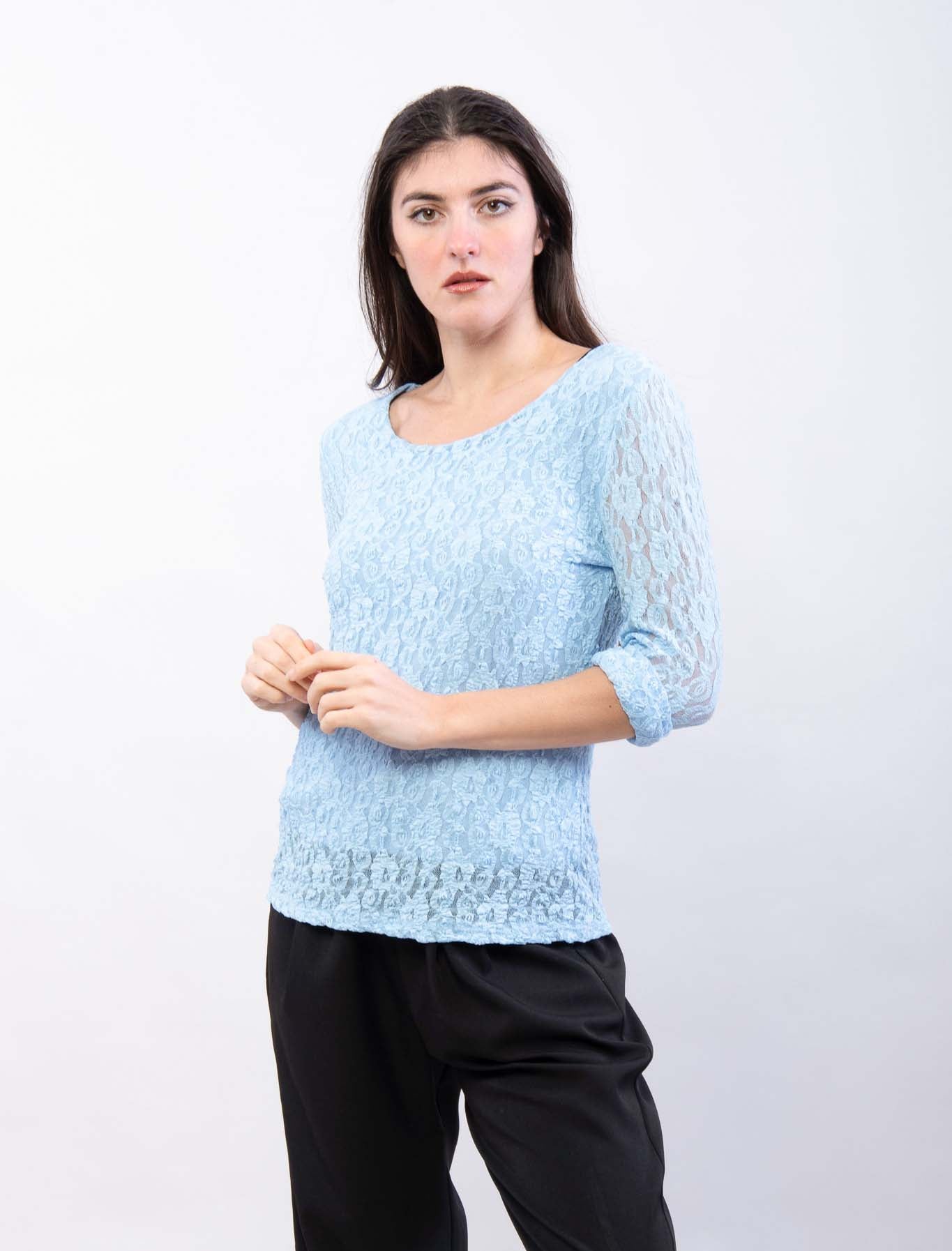 Maglietta in pizzo