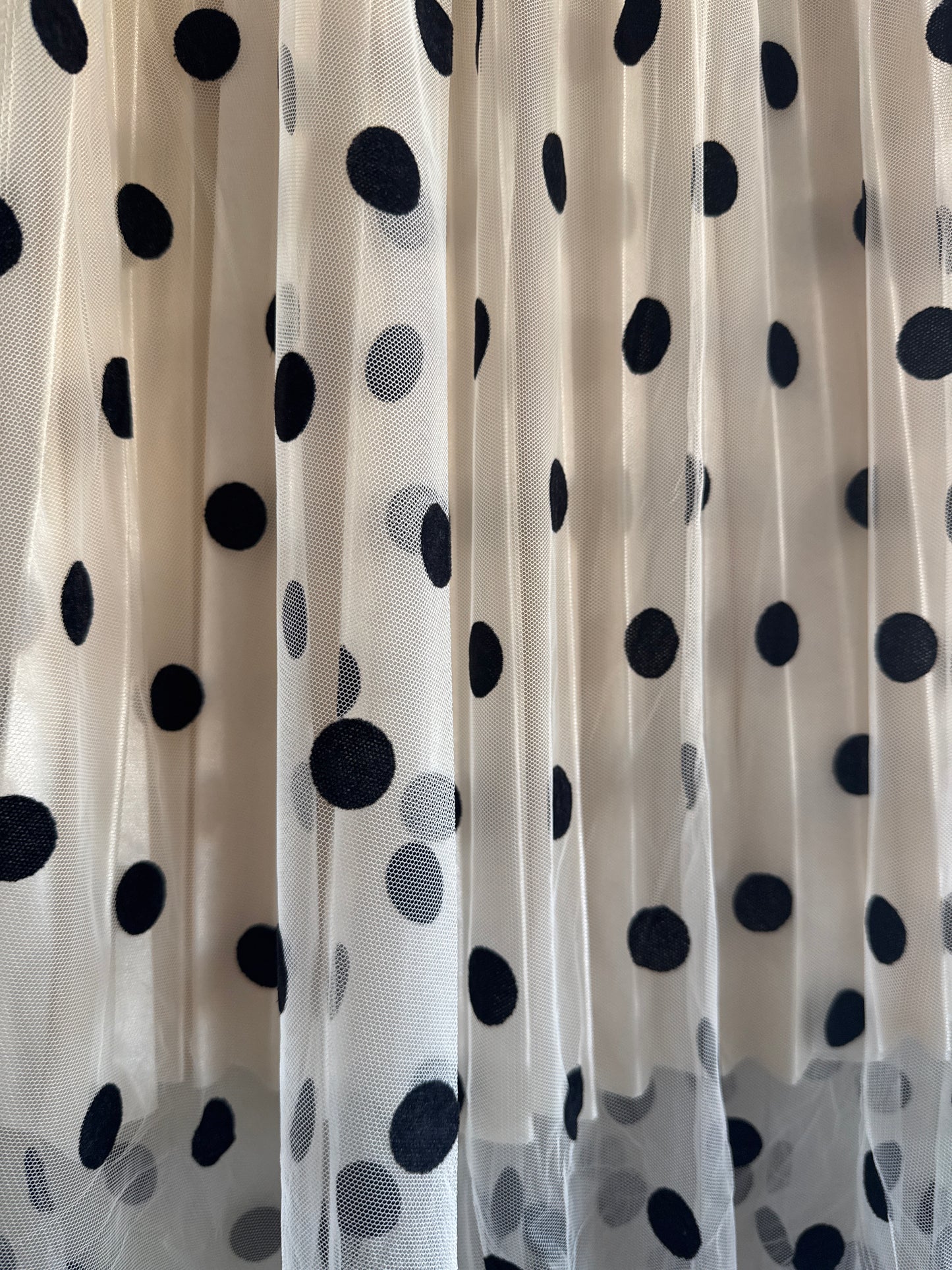 Gonna in tulle a pois