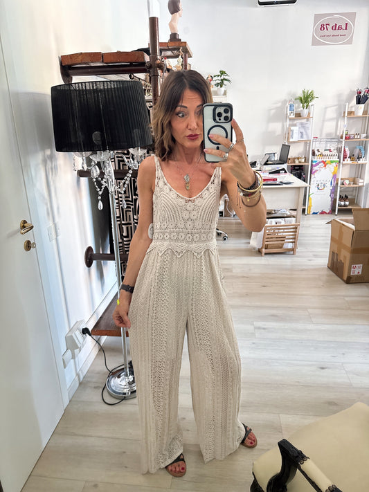 Tuta in macramè