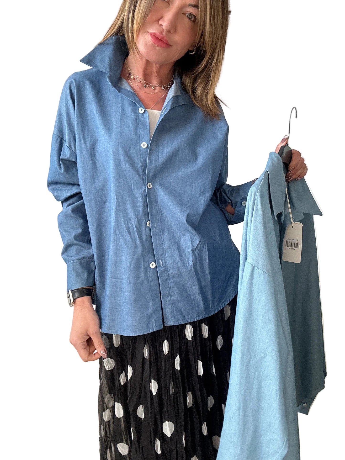 Camicia in chambray