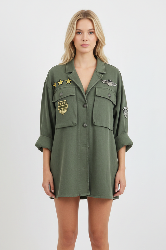 Giacca Over Military