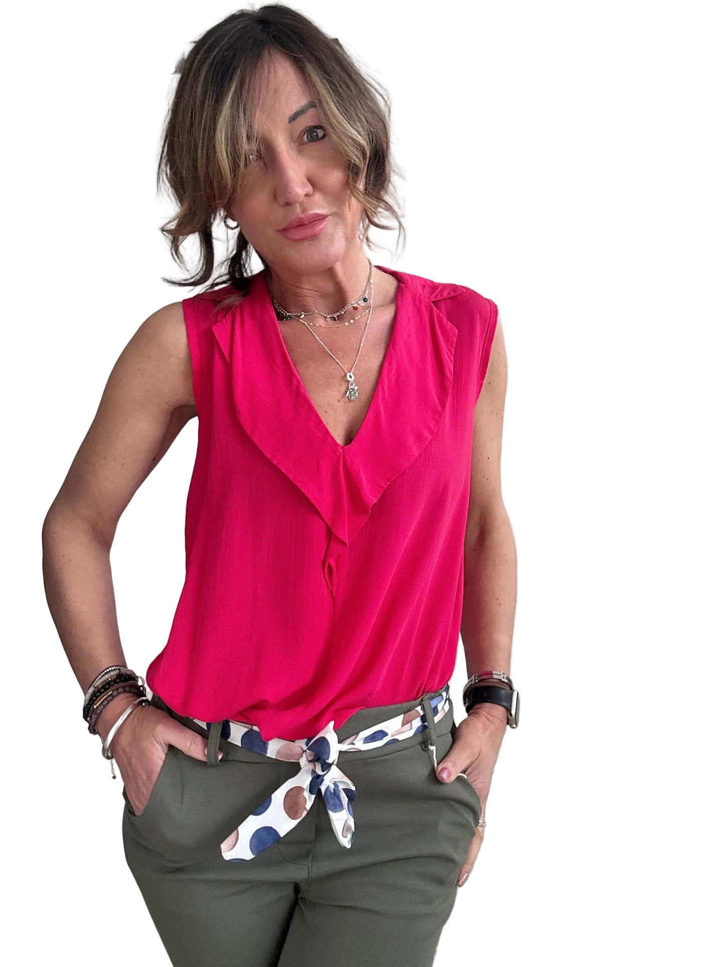 Blusa in viscosa