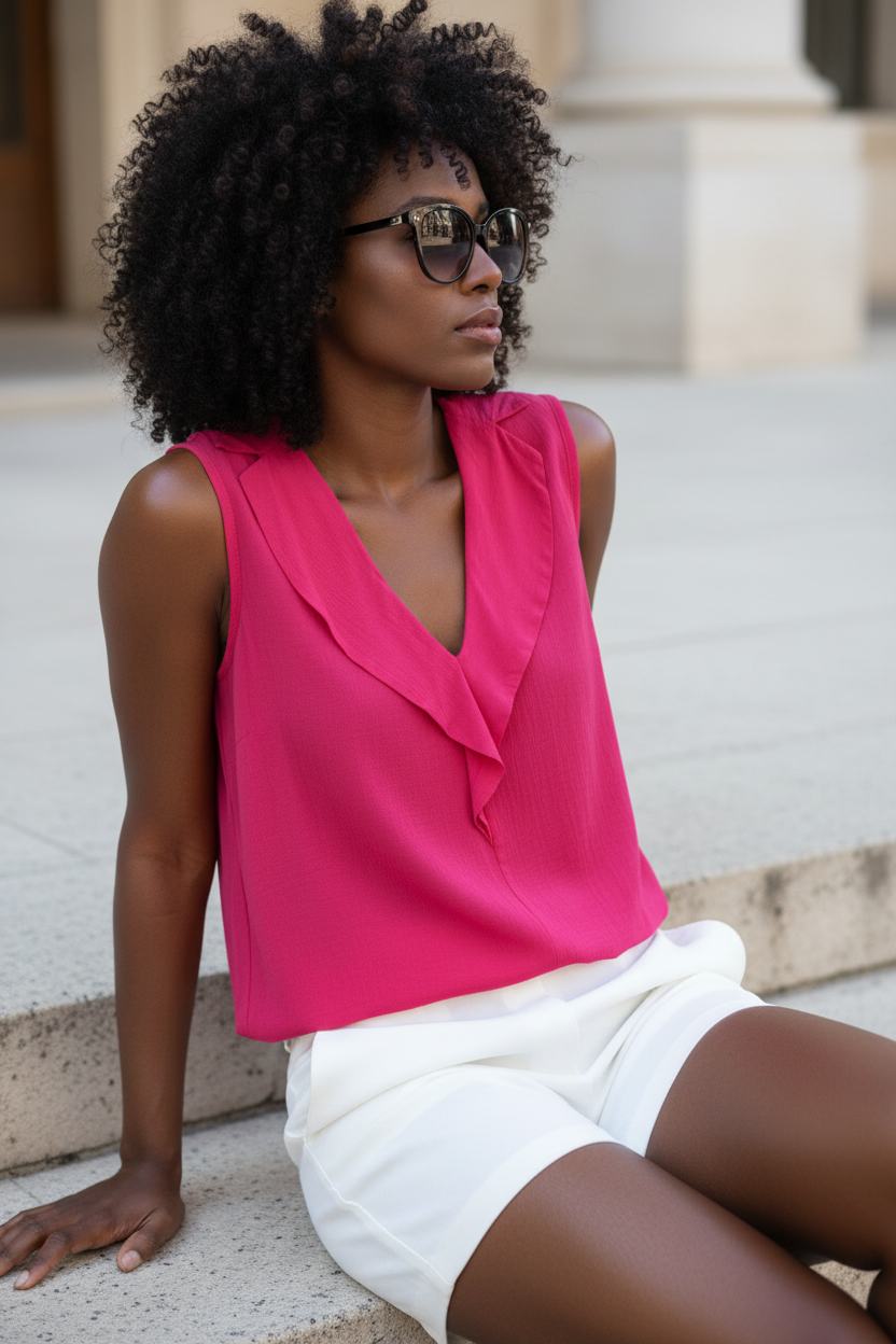 Blusa in viscosa