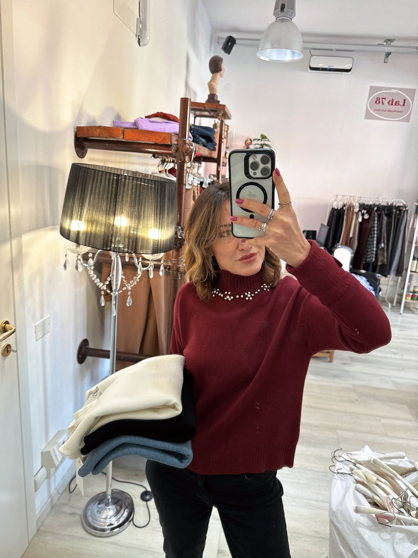 Lupetto con Swarovski