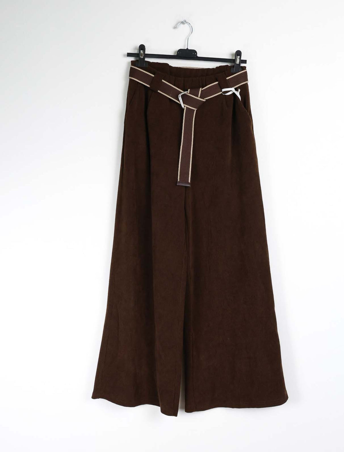 Pantalone a palazzo in velluto