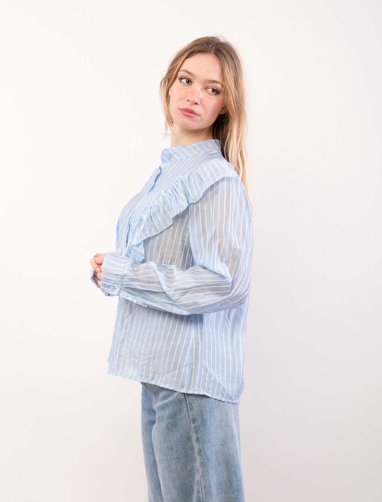 Camicetta con rouches