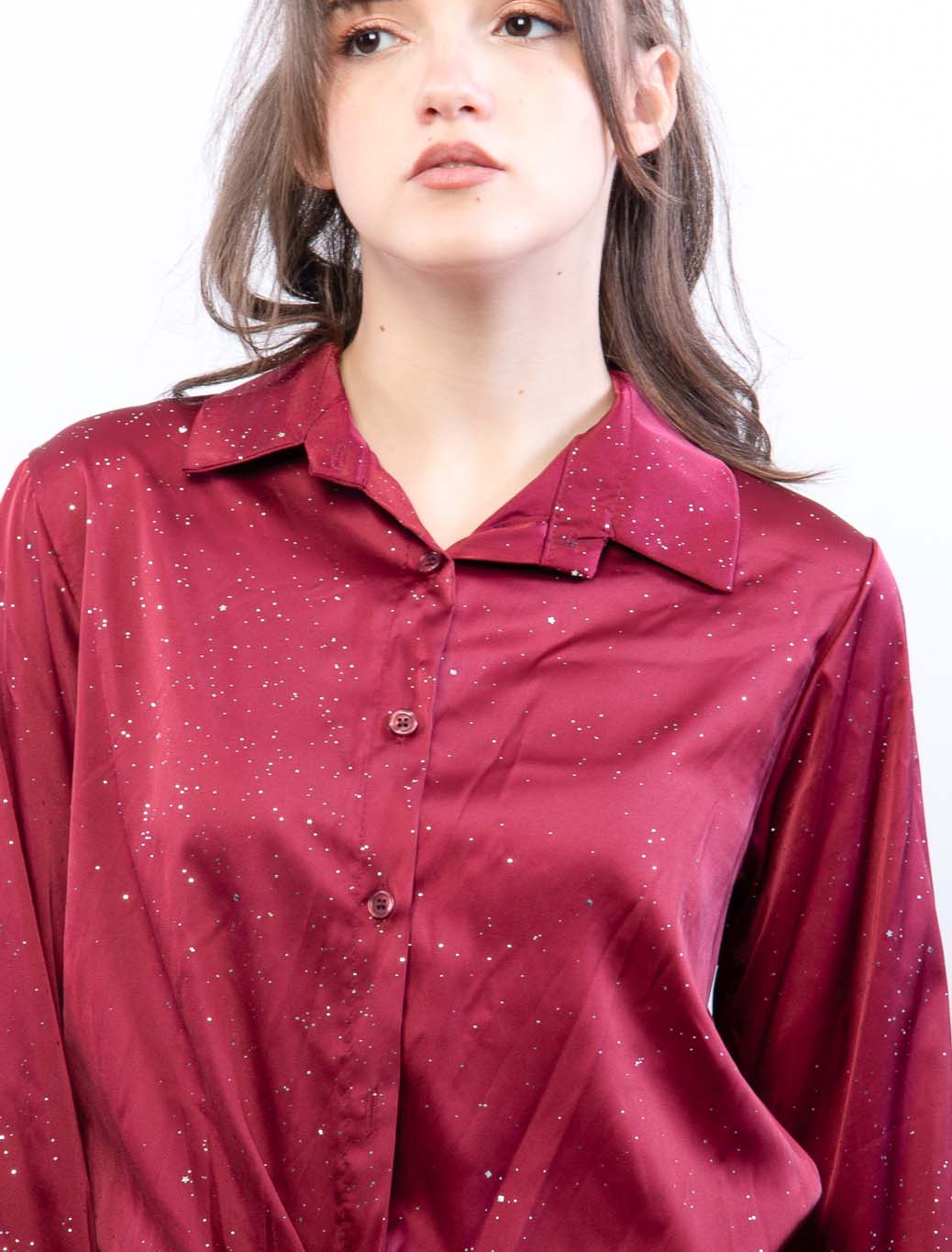 Camicia con glitter