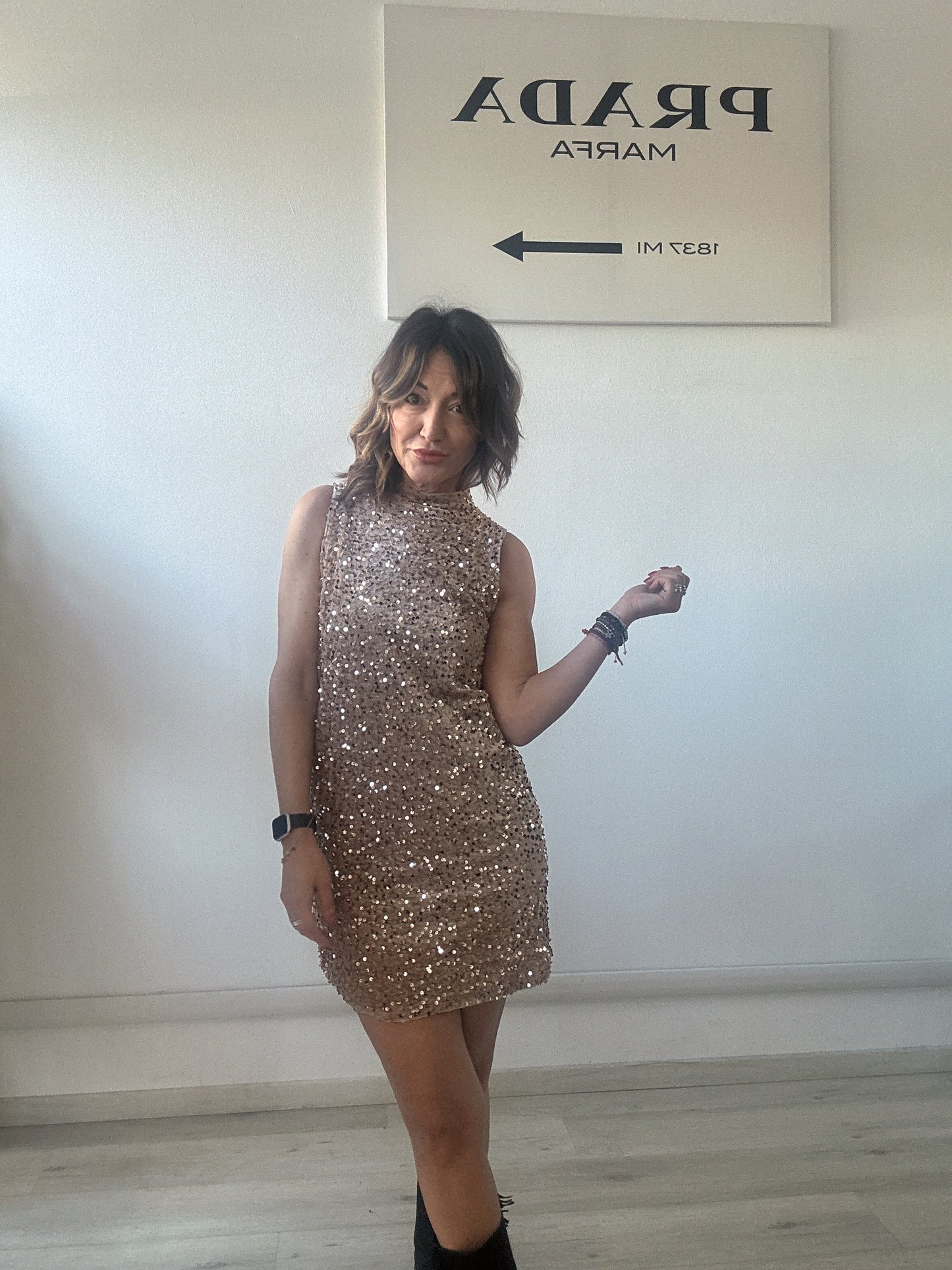 Abito con paillettes