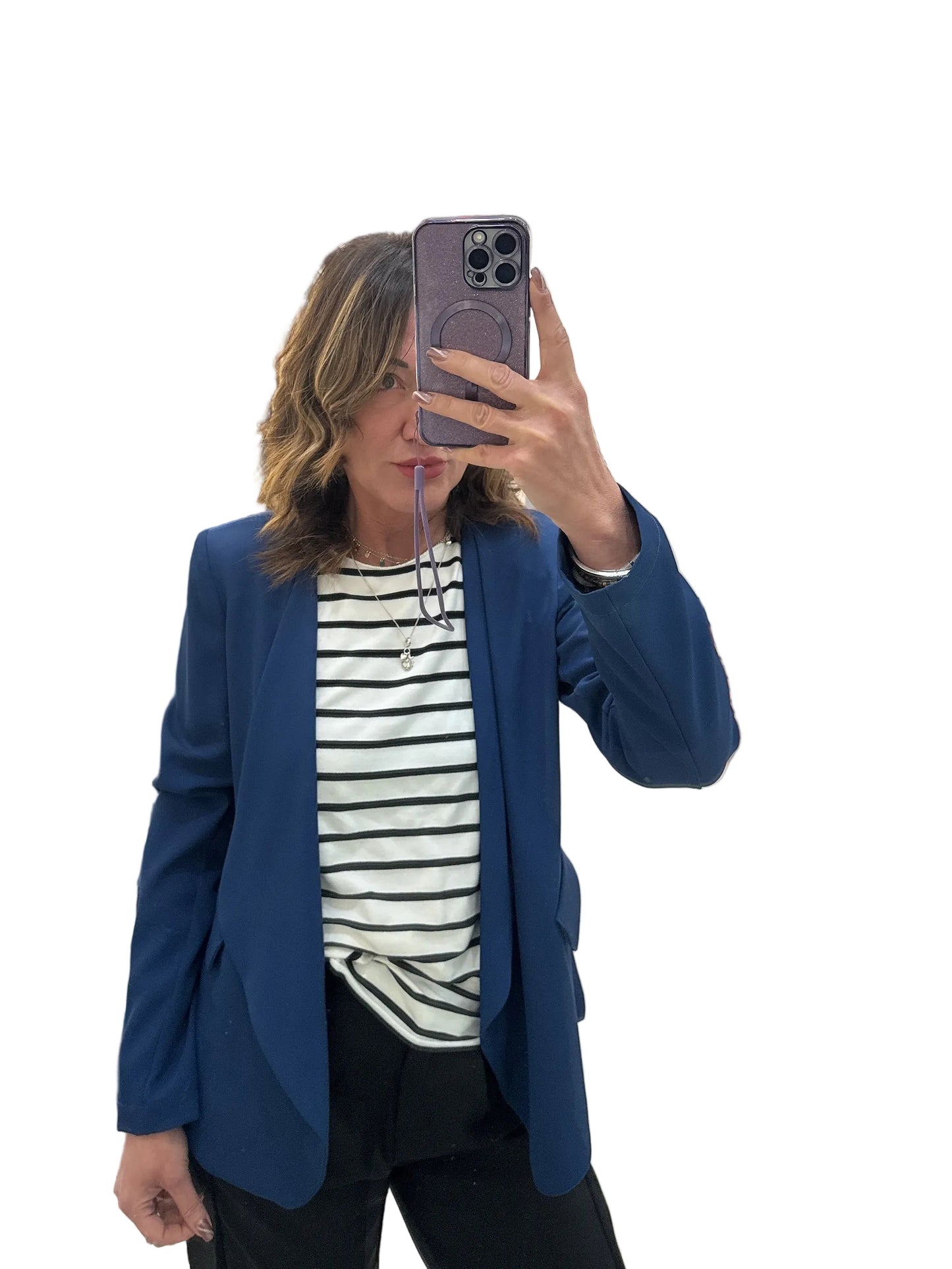 Blazer in tessuto fluido Myastreet