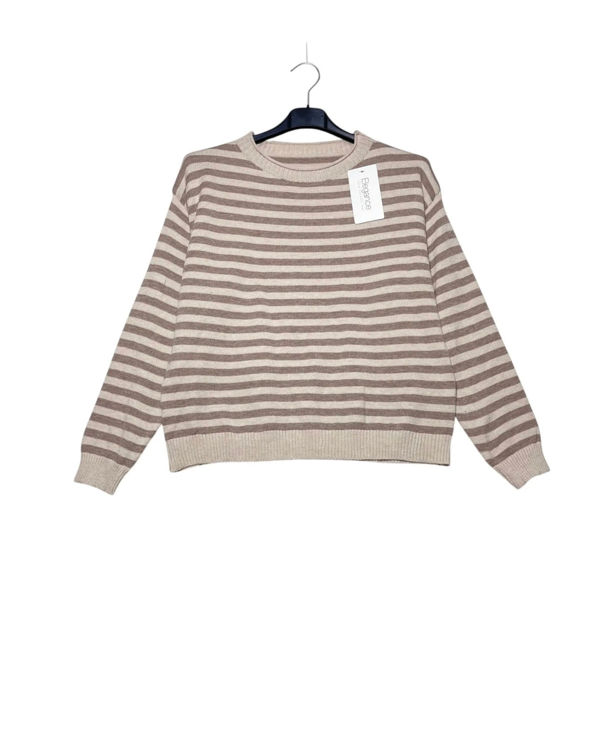 Maglia in viscosa a righe