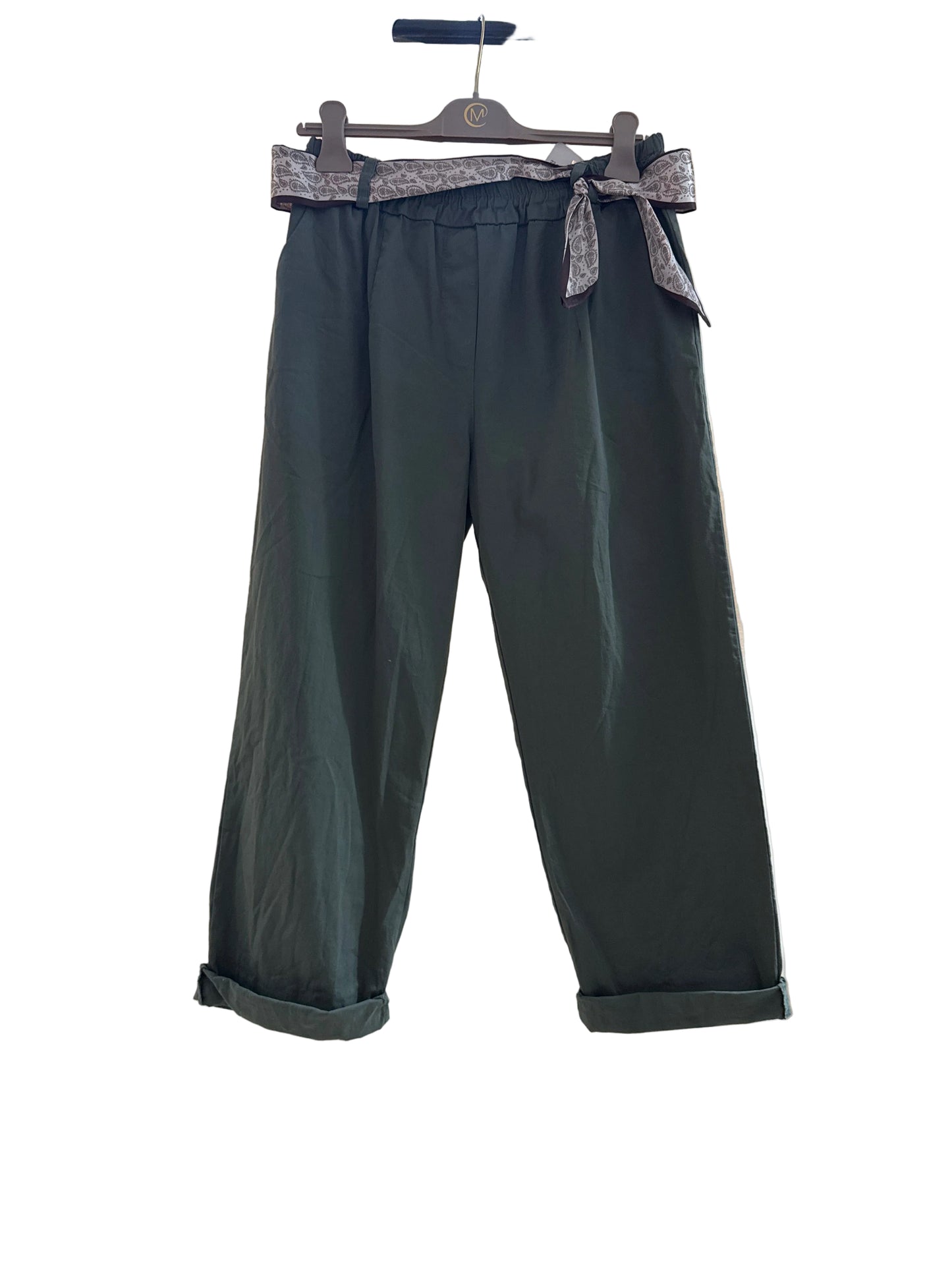 Pantalone con foulard