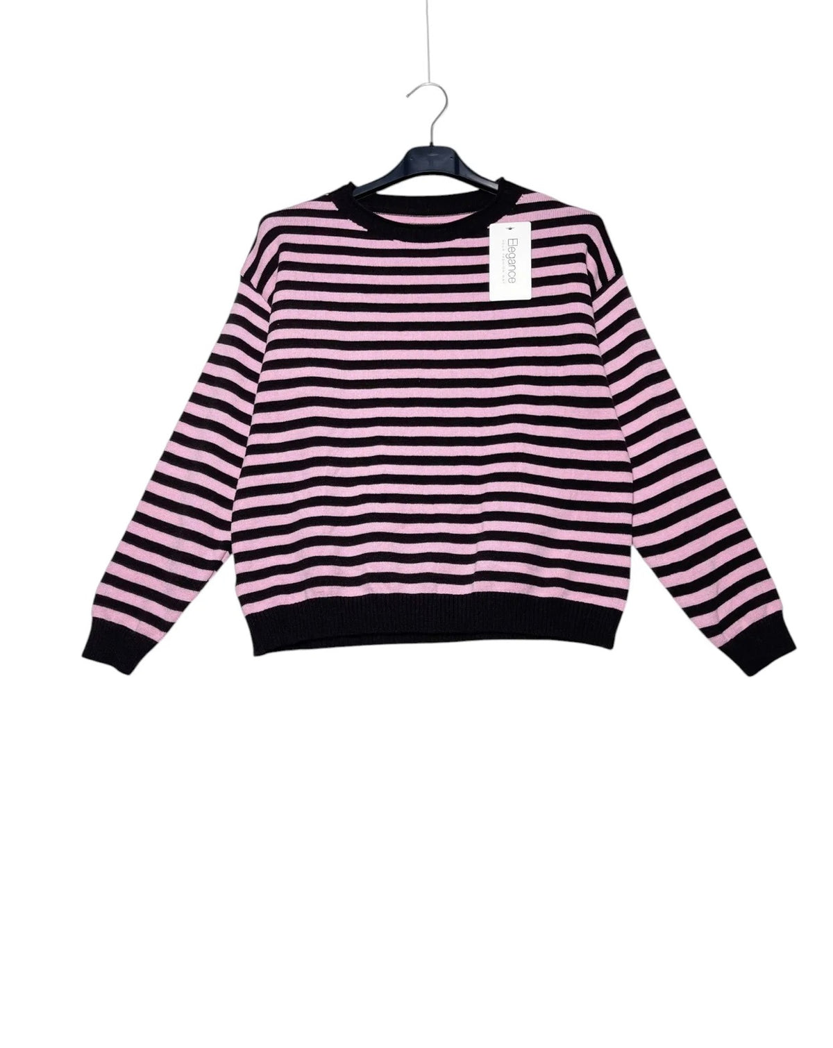 Maglia in viscosa a righe