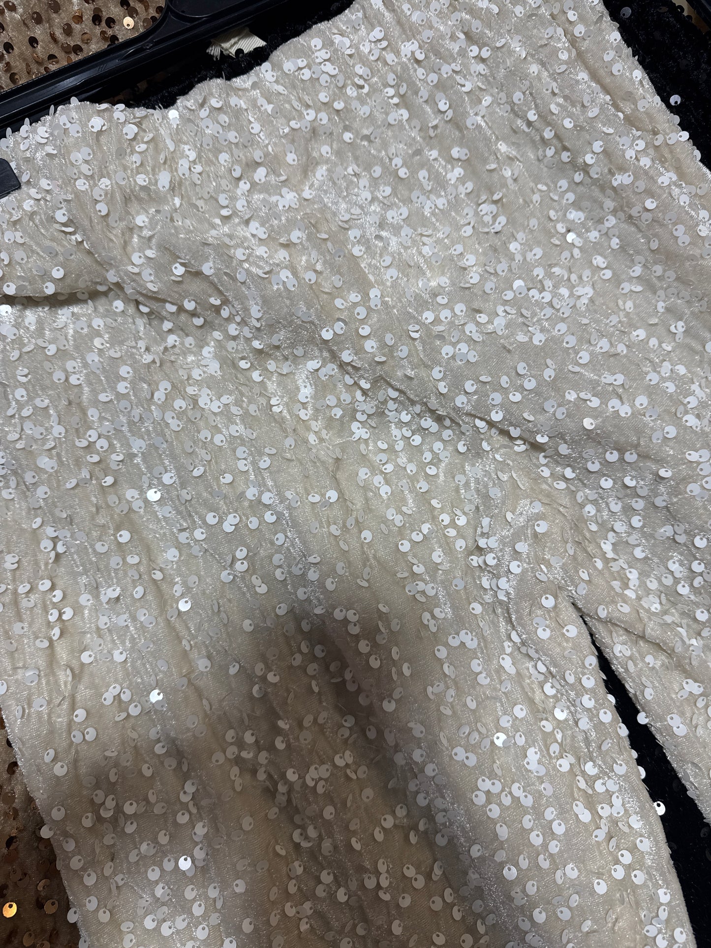 Pantalone con paillettes