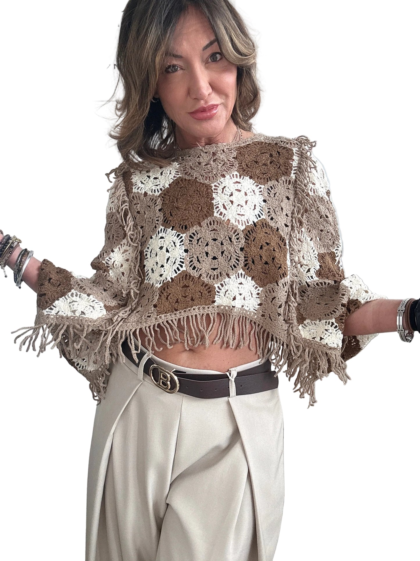 Maglia con frange