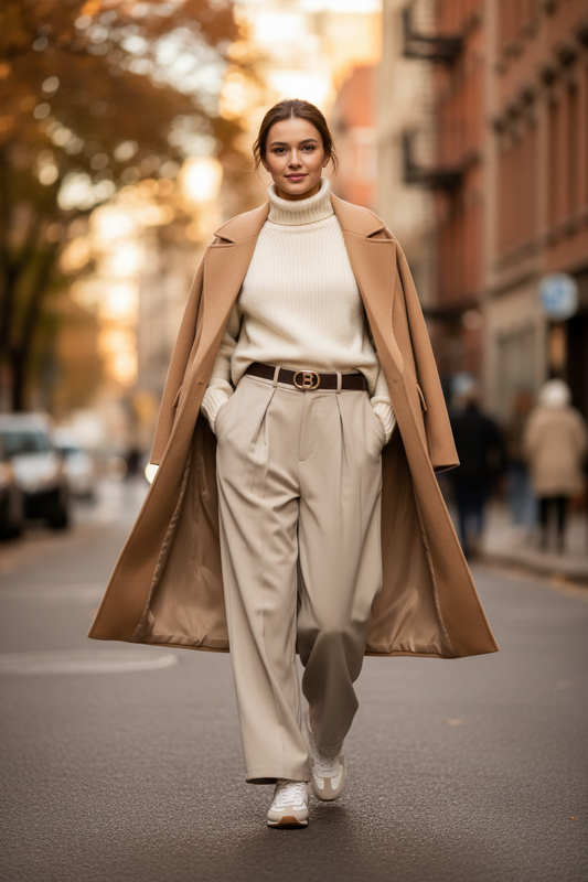 Pantalone con pinces