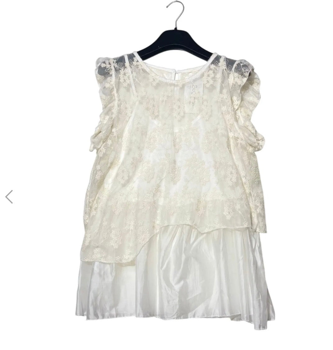 Blusa ricamata