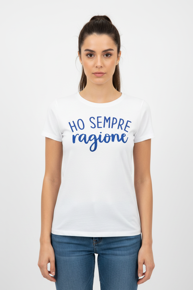 T shirt “ho sempre ragione”
