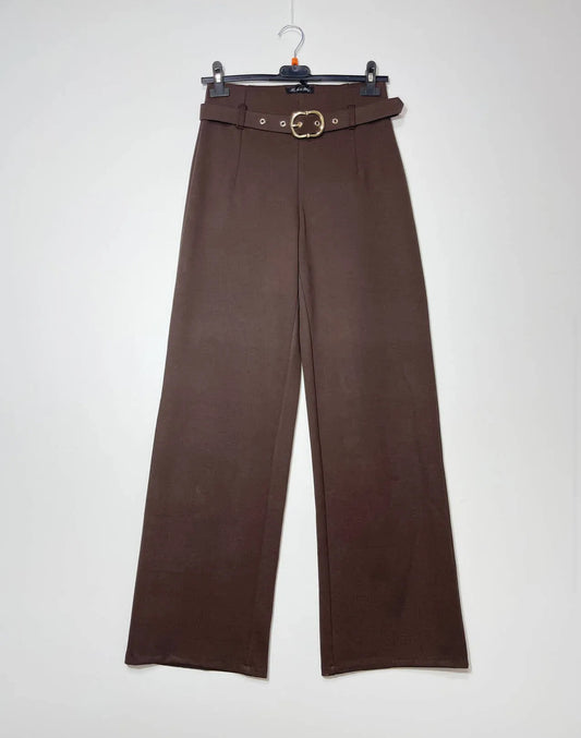 Pantalone a palazzo in viscosa