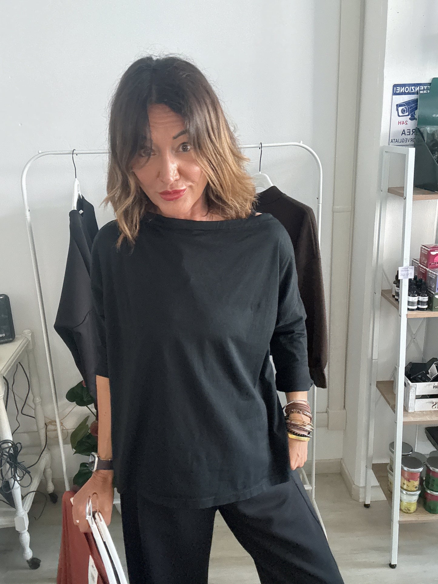 T shirt in cotone