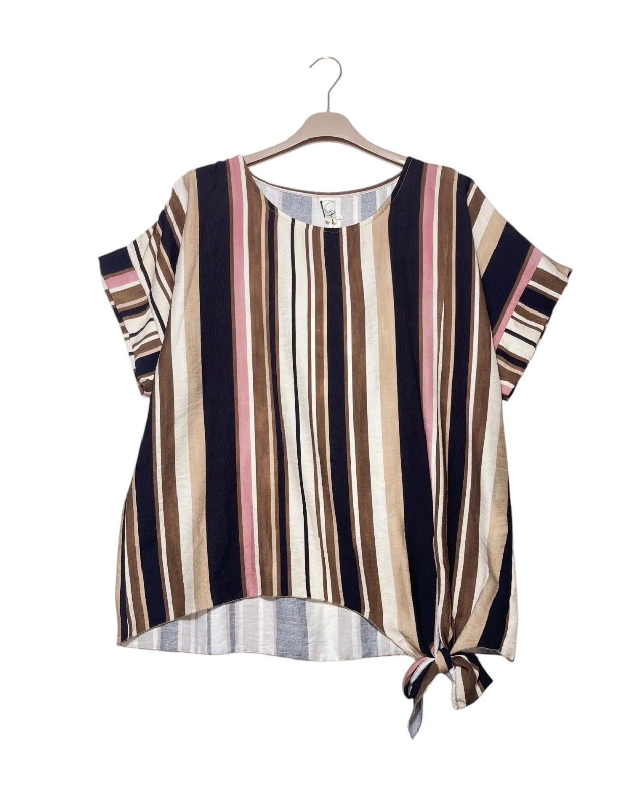 Blusa over a righe