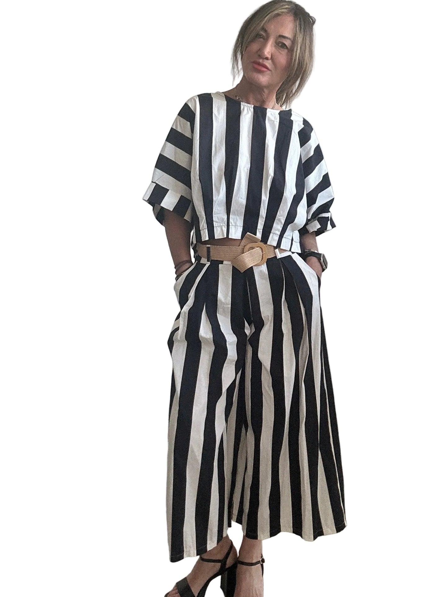 Pantalone a righe