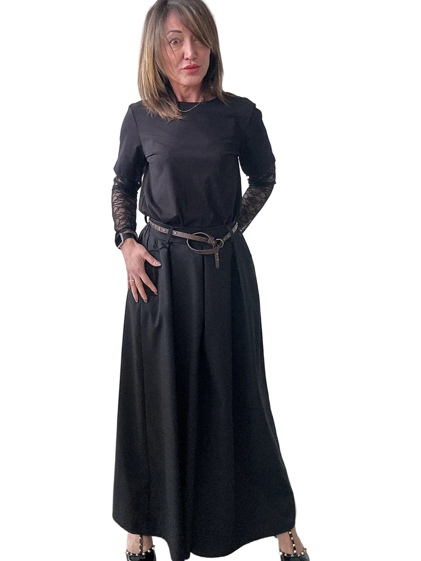 Pantagonna con cintura