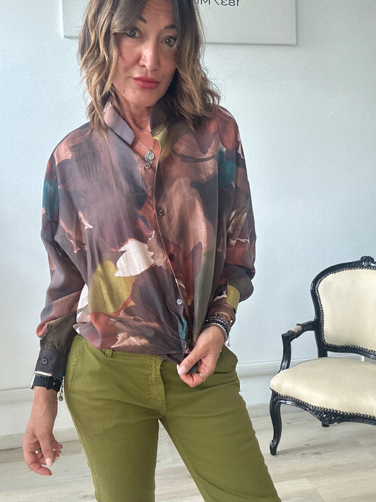 Camicia a fantasia