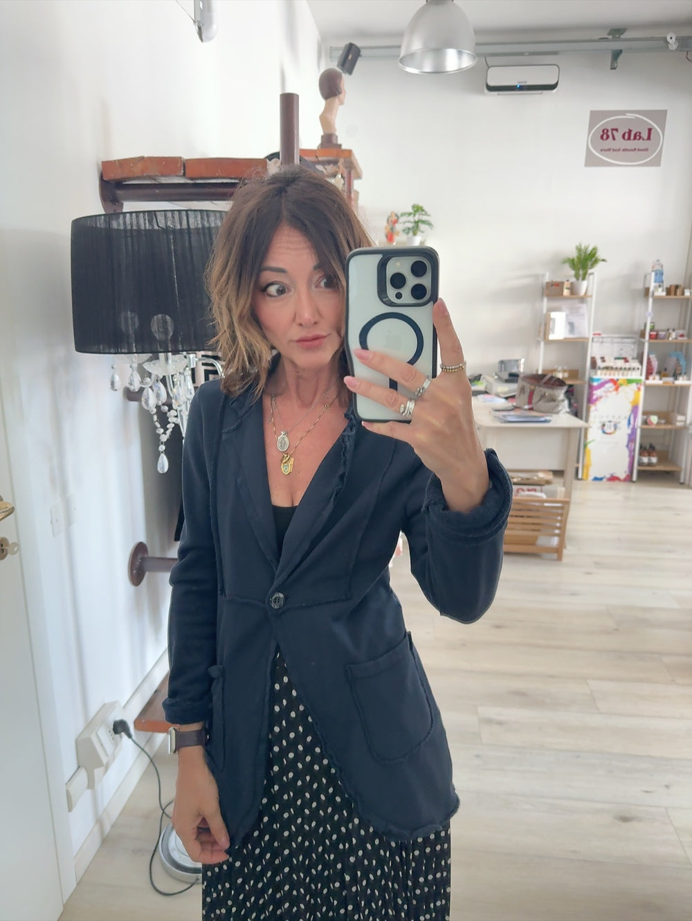 Blazer in spugna