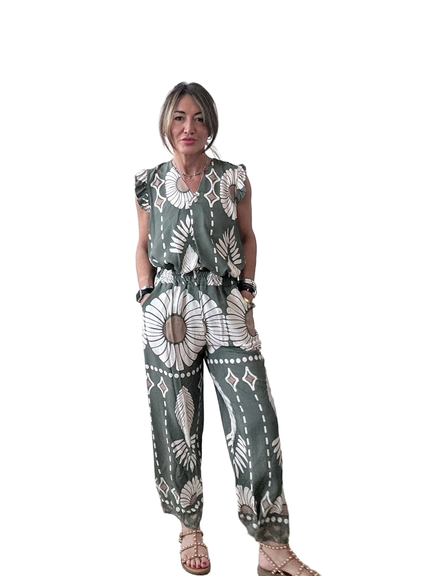Pantalone palazzo in viscosa