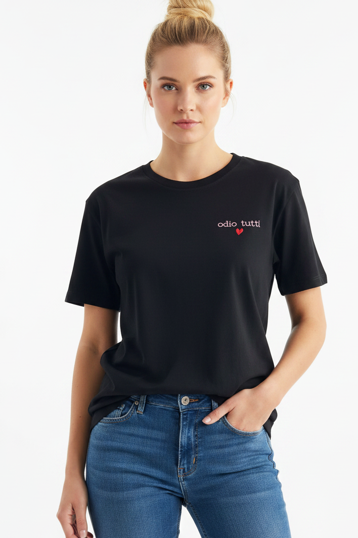 T shirt “Odio tutti”