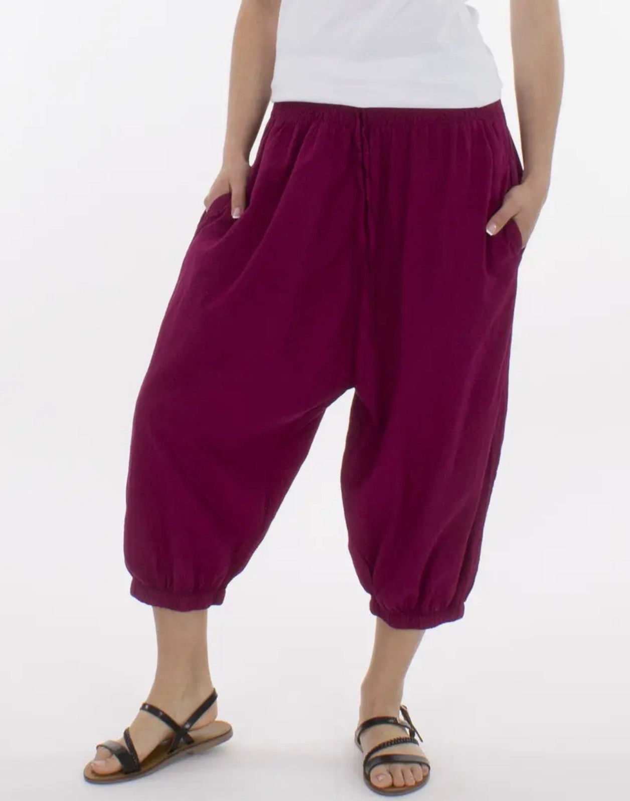Pantalone pinocchietto etnico