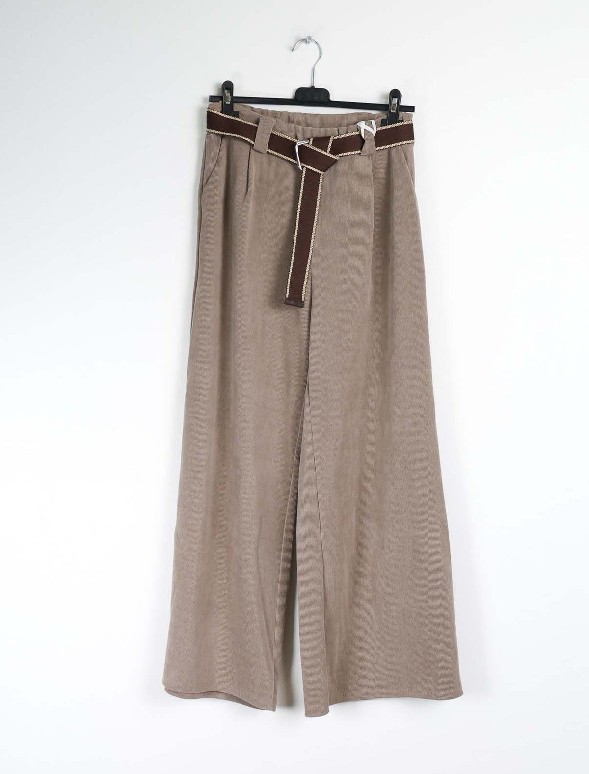 Pantalone a palazzo in velluto