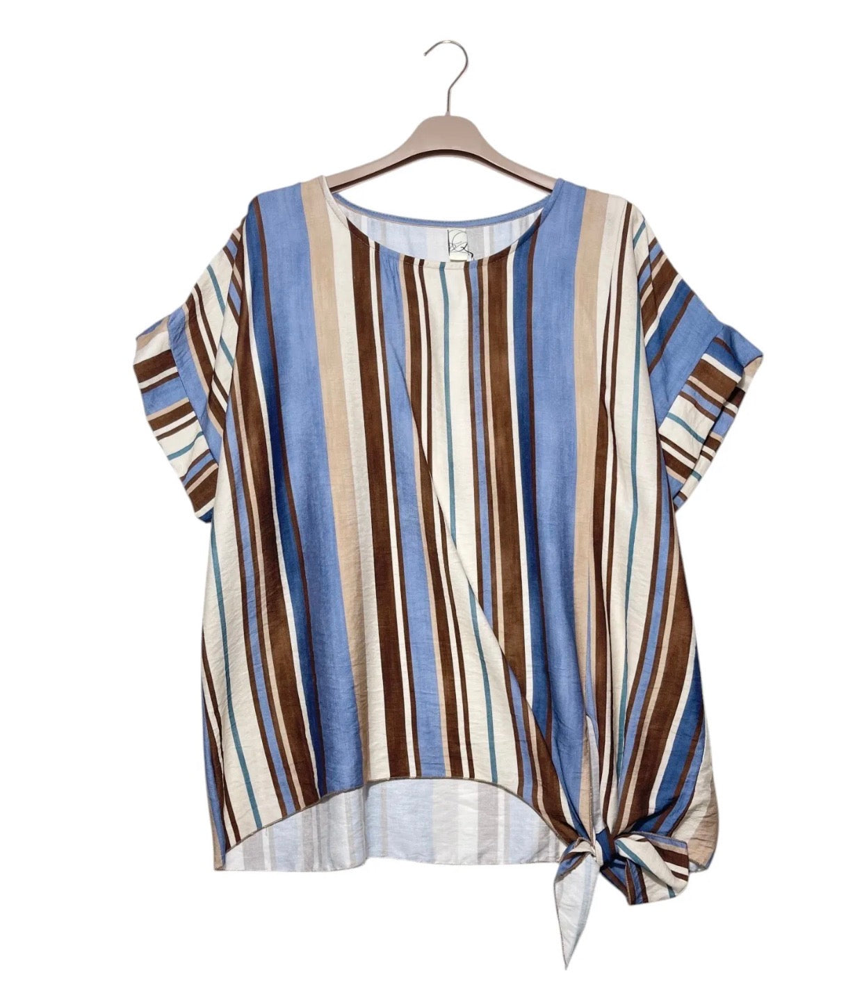 Blusa over a righe
