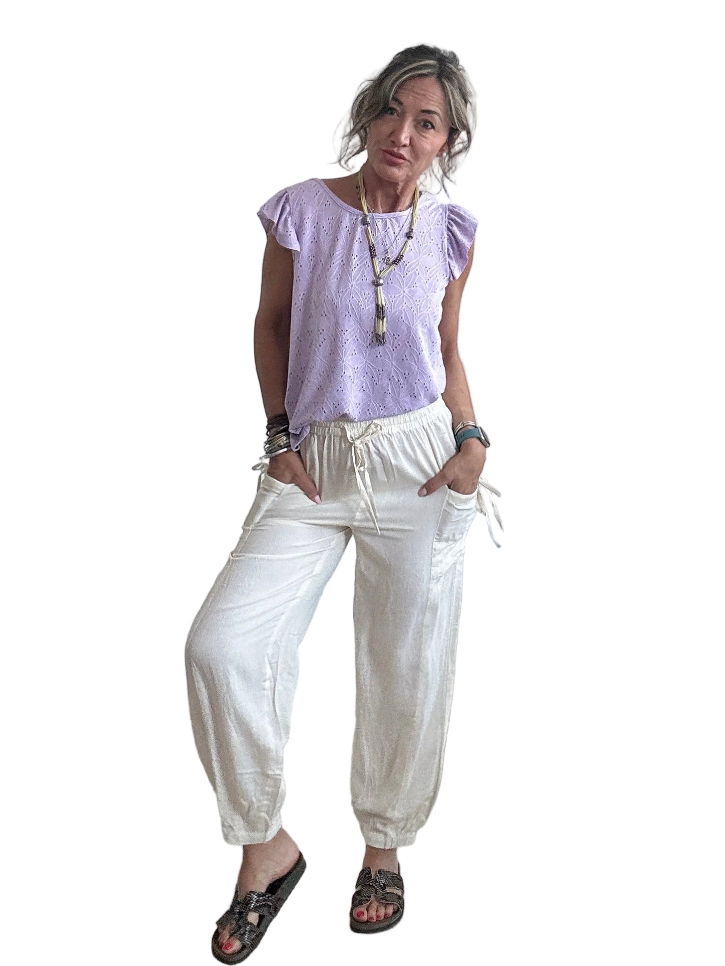 Pantalone con tasche