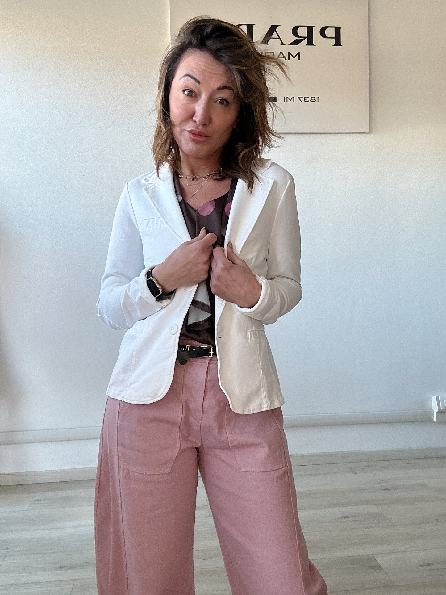 Blazer in felpa