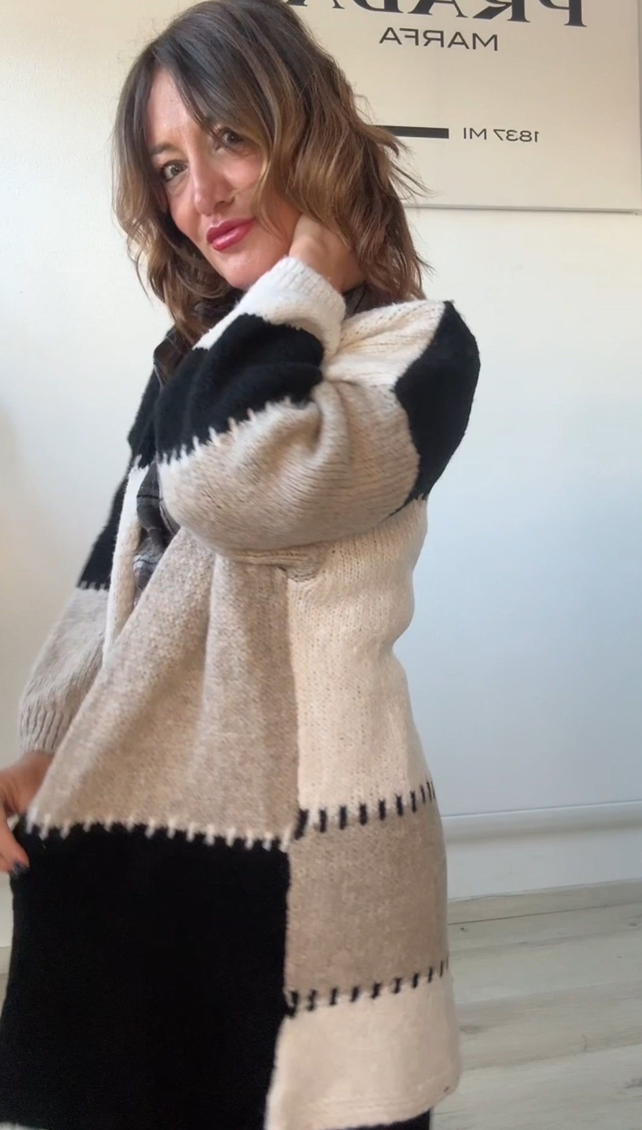 Cardigan in lana