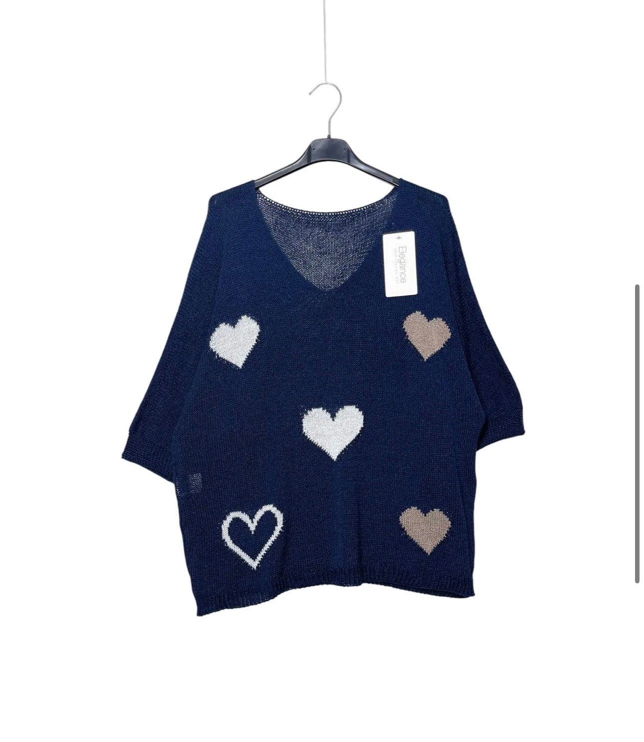 Maglia con cuori