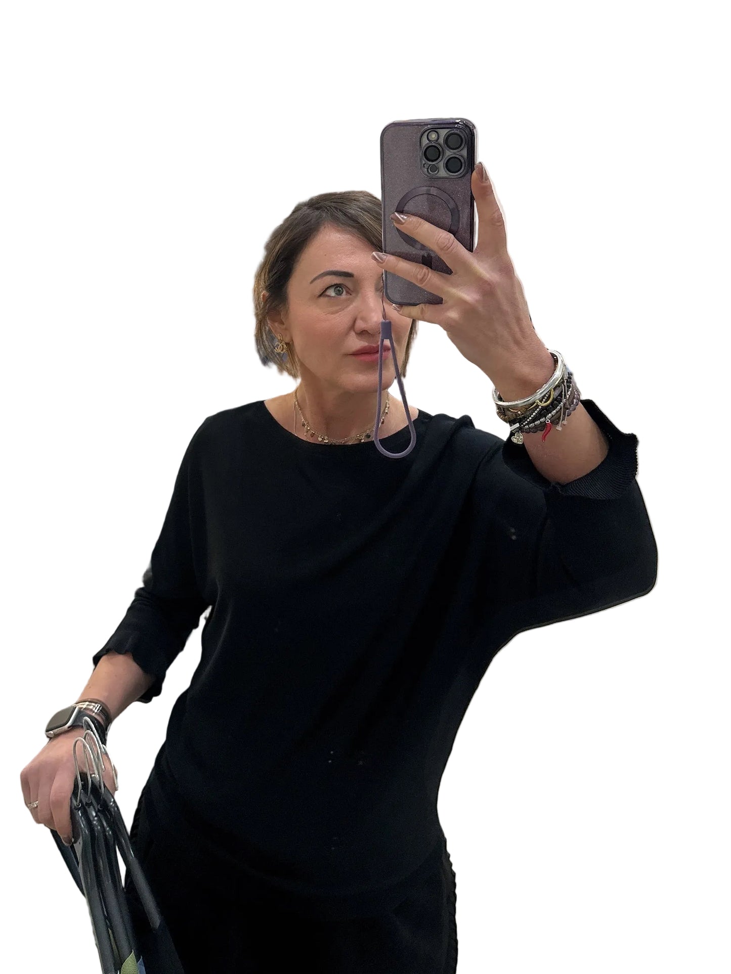 Maglia con goccia posteriore