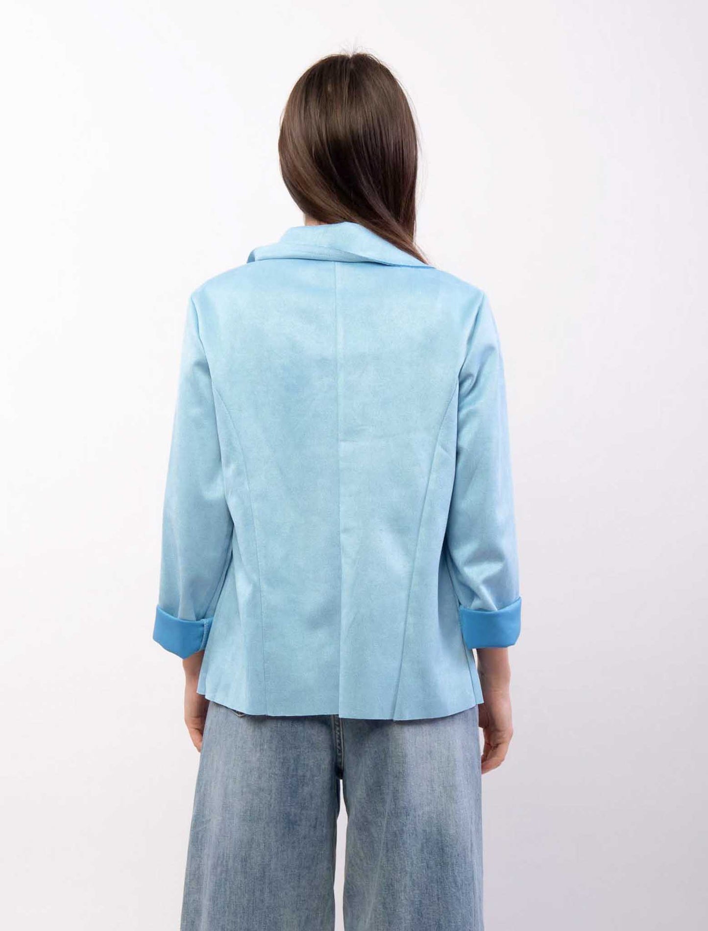 Blazer scamosciato