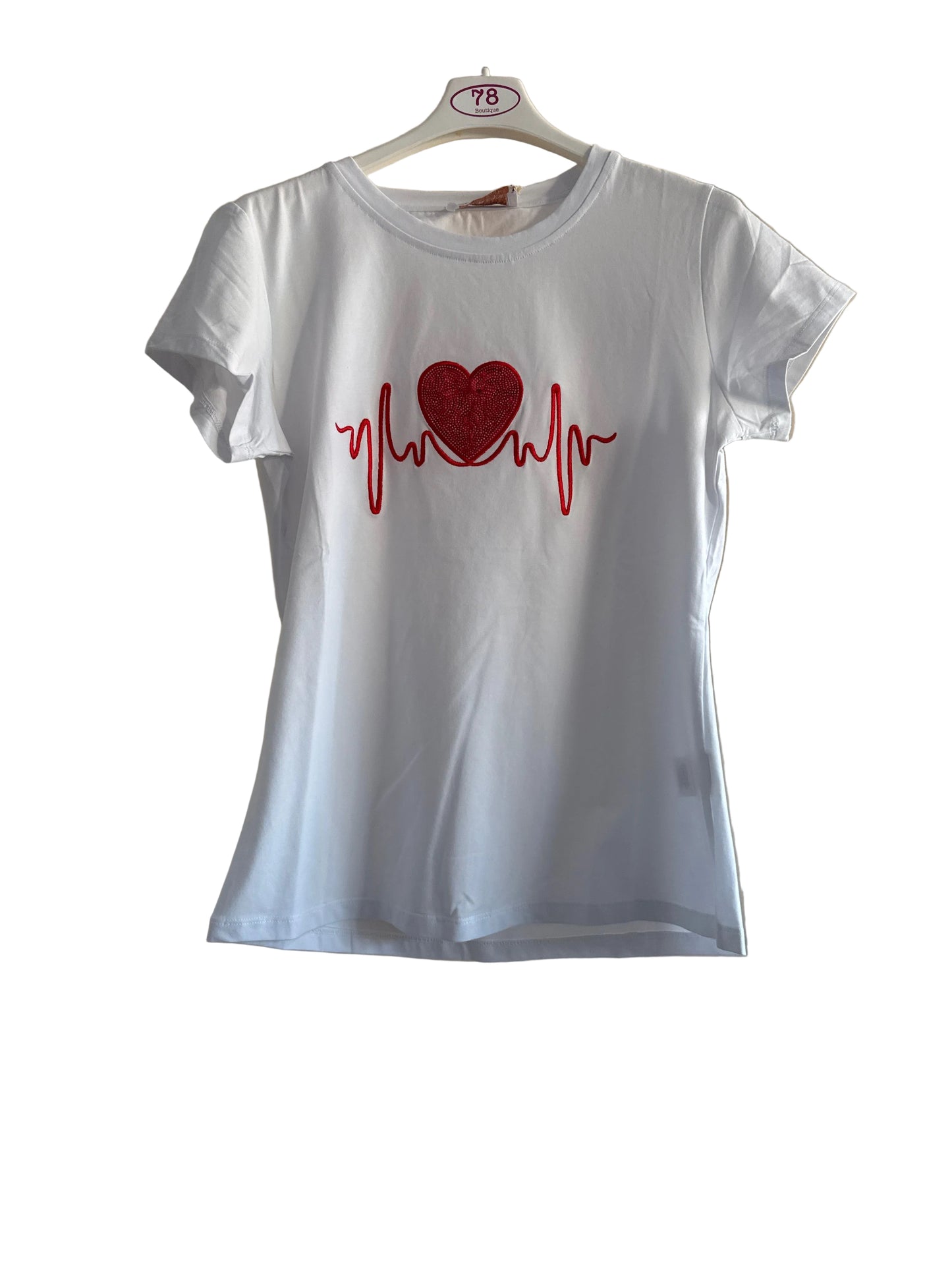T shirt slim fit cuore