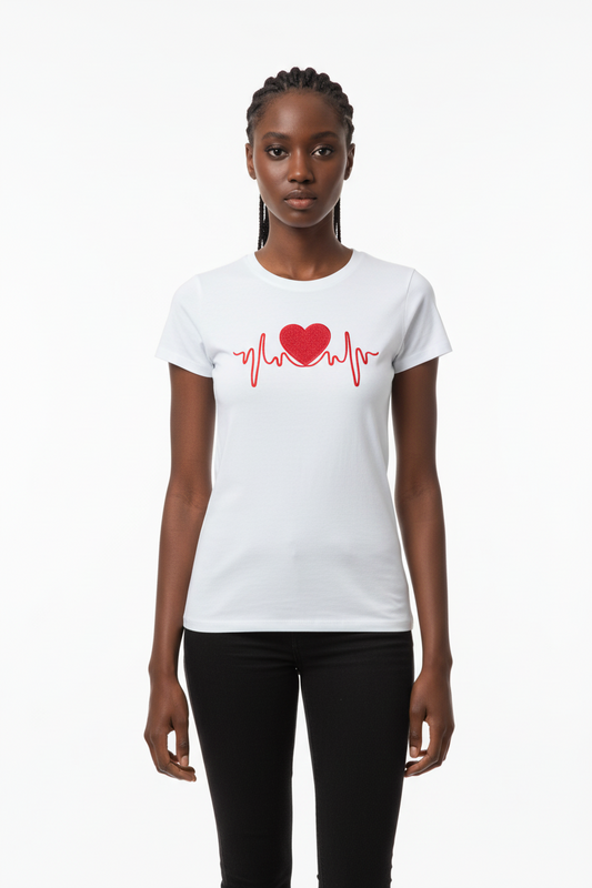 T shirt slim fit cuore