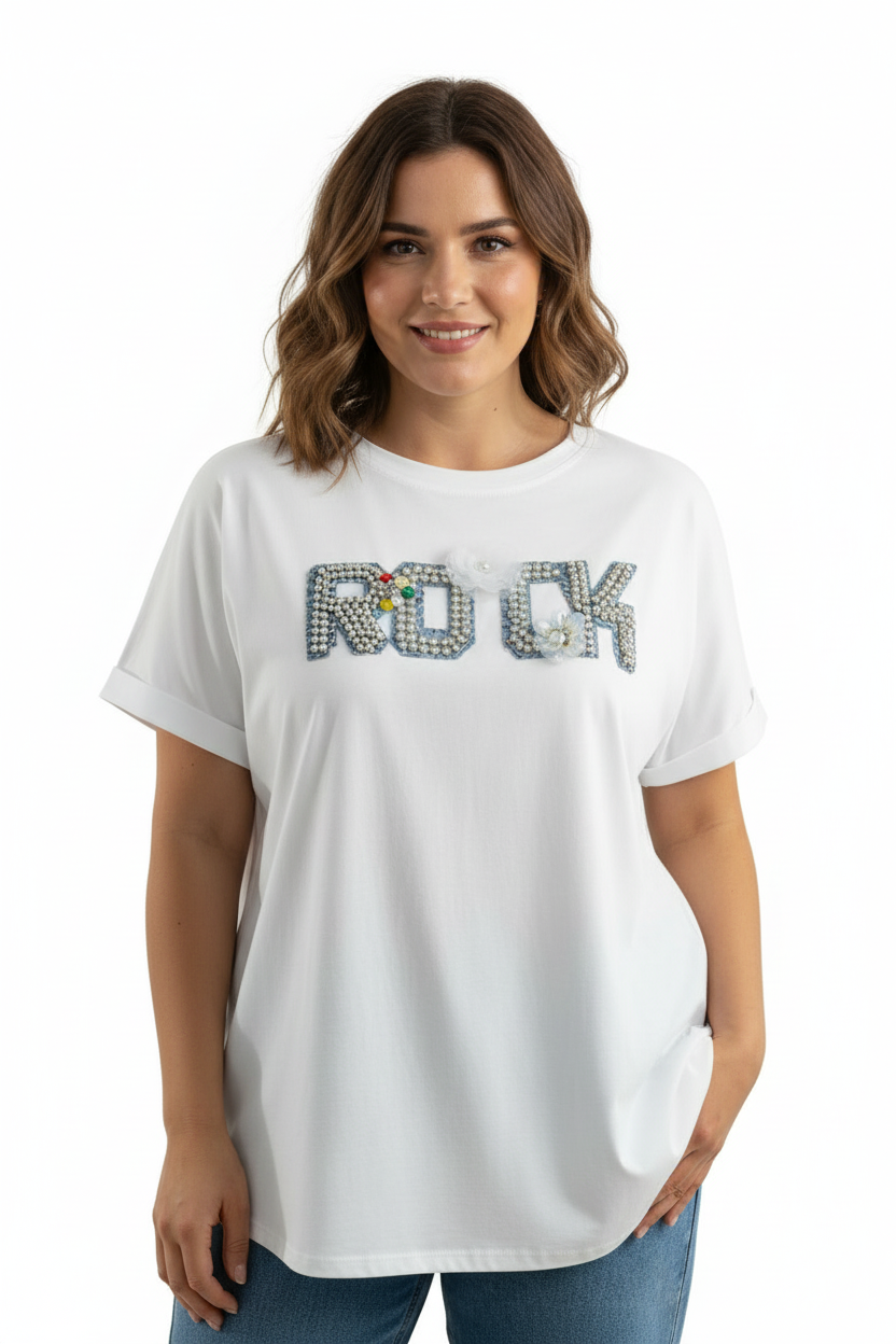 T shirt over Rock