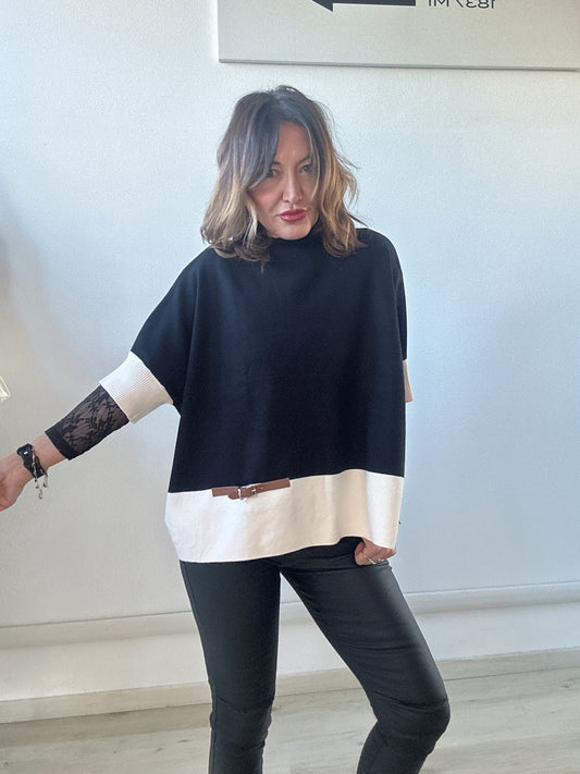 Maglia manica pipistrello