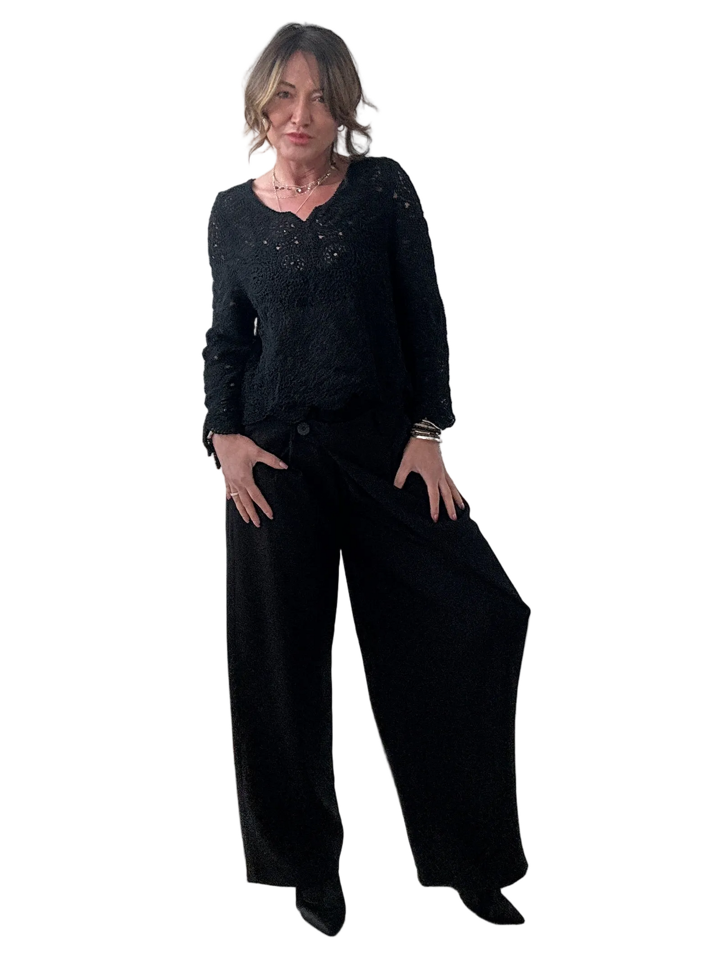 Pantalone con pannello