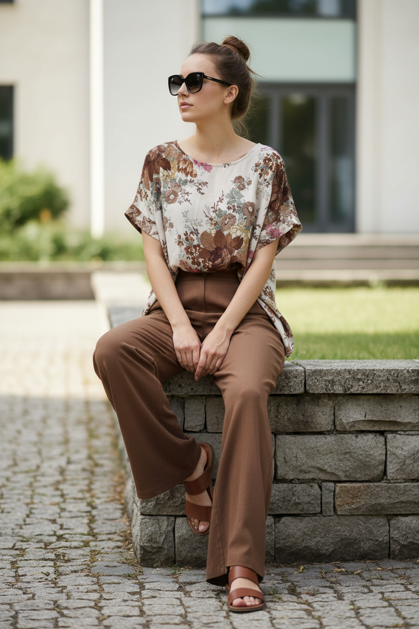 Blusa in viscosa