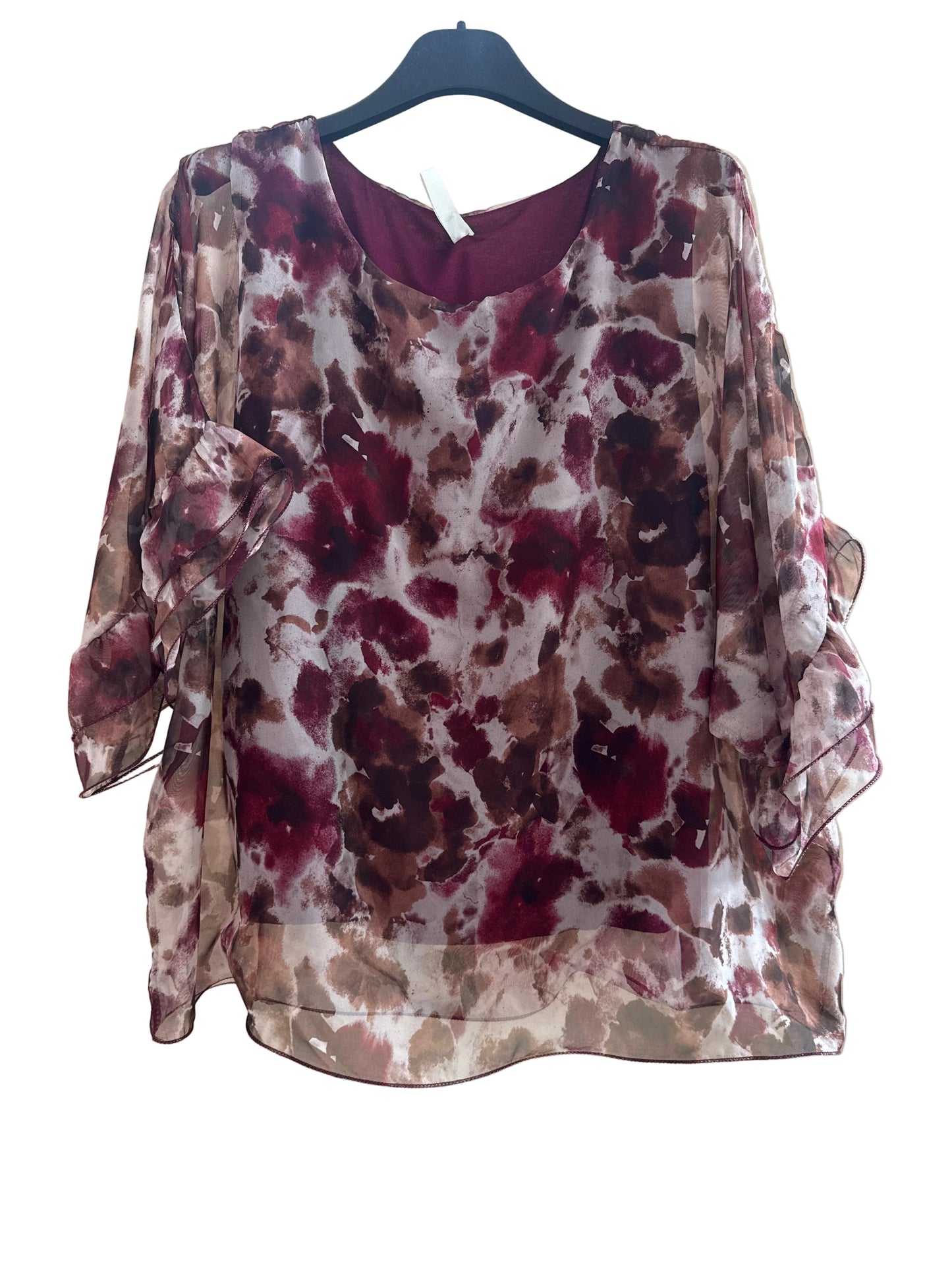 Blusa in chiffon